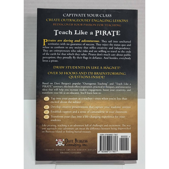 Teach like a Pirate Increase Student Engagement Passion Rapport Transformation - Picture 3 of 6